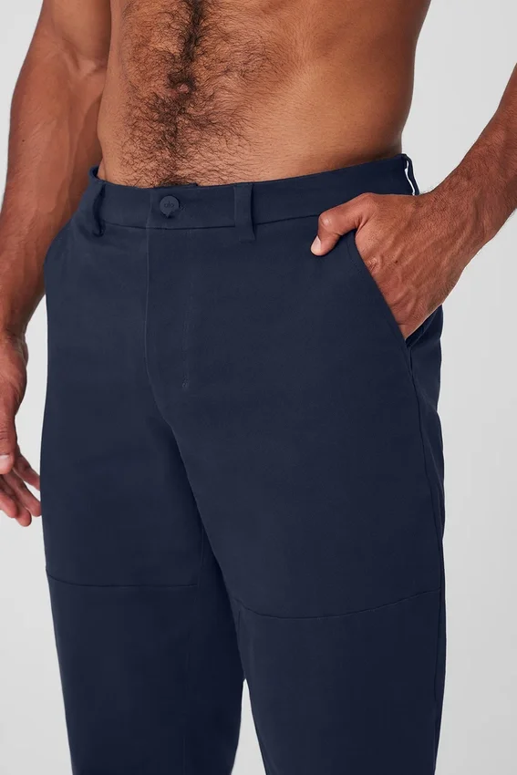 Pantalones Edition Sueded - Azul marino