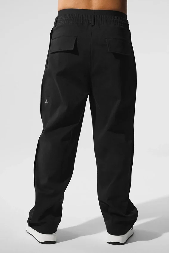 Pantalones Edition Sueded de pierna recta - Negro