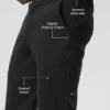 Pantalones Edition Sueded - Negro