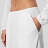 Pantalones holgados y frescos (largo) - Blanco