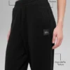 Pantalones jogger Waffle Weekend Escape - Negro