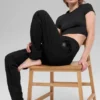 Pantalones jogger Waffle Weekend Escape - Negro