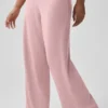 Pantalones rectos Dreamlight de talle medio - Rosa vintage