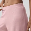 Pantalones rectos Dreamlight de talle medio - Rosa vintage