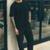 Pantalones Repetition - Negro