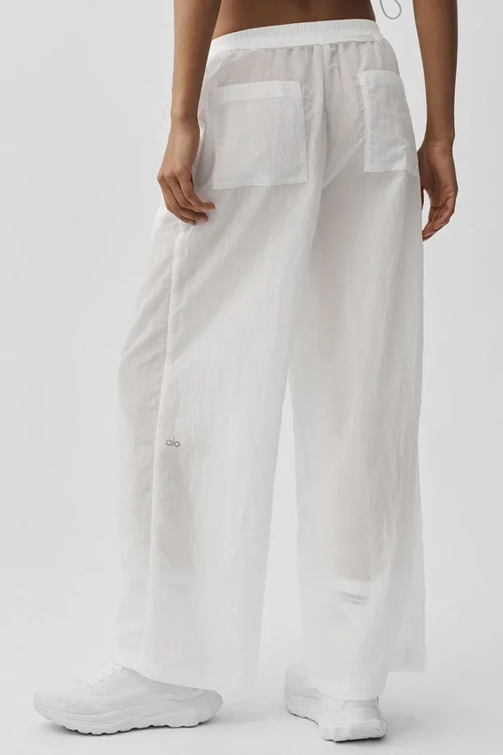 Pantalones Ripstop Electric de pierna recta - Blanco