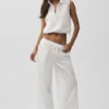 Pantalones Ripstop Electric de pierna recta - Blanco