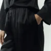 Pantalones Silk Luminous (largos) - Negro
