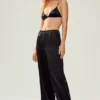Pantalones Silk Luminous (Regular) - Negro