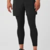 Pantalones Stability 2 en 1 - Negro/Negro