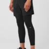 Pantalones Stability 2 en 1 - Negro/Negro