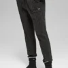 Pantalones Winter Bliss de punto trenzado - Gris jaspeado oscuro