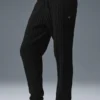 Pantalones Winter Bliss de punto trenzado - Negro
