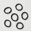 Paquete de 6 gomas de pelo que no enredan - Negro