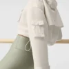 Parka cargo corta Engage - Marfil