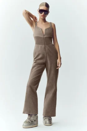 Peto Bunny Slope de mezcla de lana - Alpine Cocoa Heather