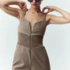 Peto Bunny Slope de mezcla de lana - Alpine Cocoa Heather