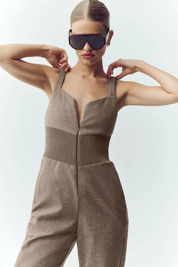 Peto Bunny Slope de mezcla de lana - Alpine Cocoa Heather