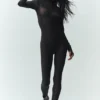 Peto de esquí Airlift Winter Warm Ski Time — Negro