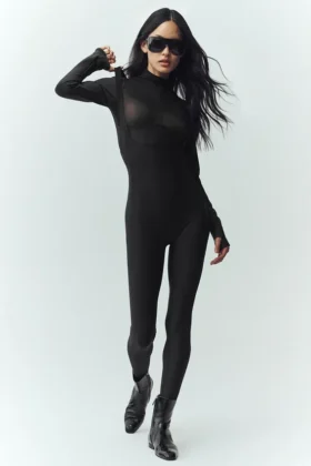 Peto de esquí Airlift Winter Warm Ski Time — Negro