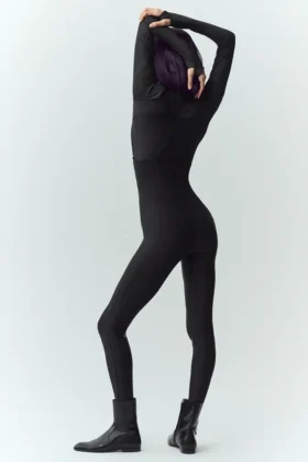Peto de esquí Airlift Winter Warm Ski Time — Negro