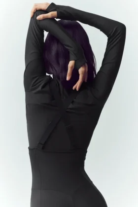 Peto de esquí Airlift Winter Warm Ski Time — Negro