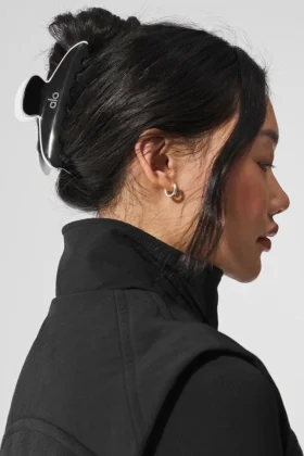 Pinza de pelo Outline - Negro/Blanco