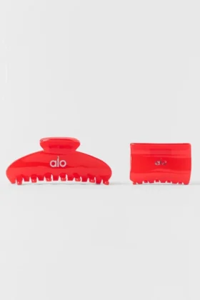 Pinza tipo garra Effortless (paquete de 2) - Rojo brillante