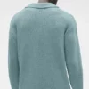 Polo de manga larga de punto texturizado - Desert Sage