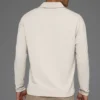 Polo de manga larga Double Take - Hueso