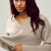 Polo Northstar de cachemira - Avena jaspeada