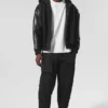 Seleccionar chaqueta bomber con capucha - Negro