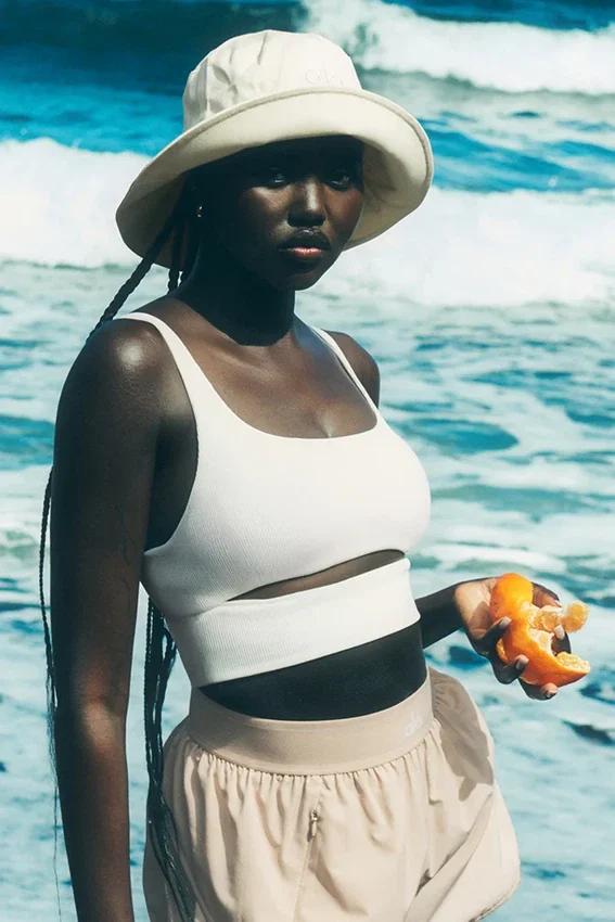 Slit Bra - Marfil