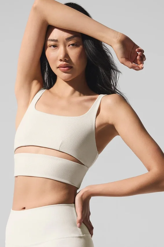 Slit Bra - Marfil