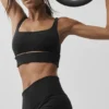 Slit Bra - Negro