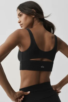 Slit Bra – Negro