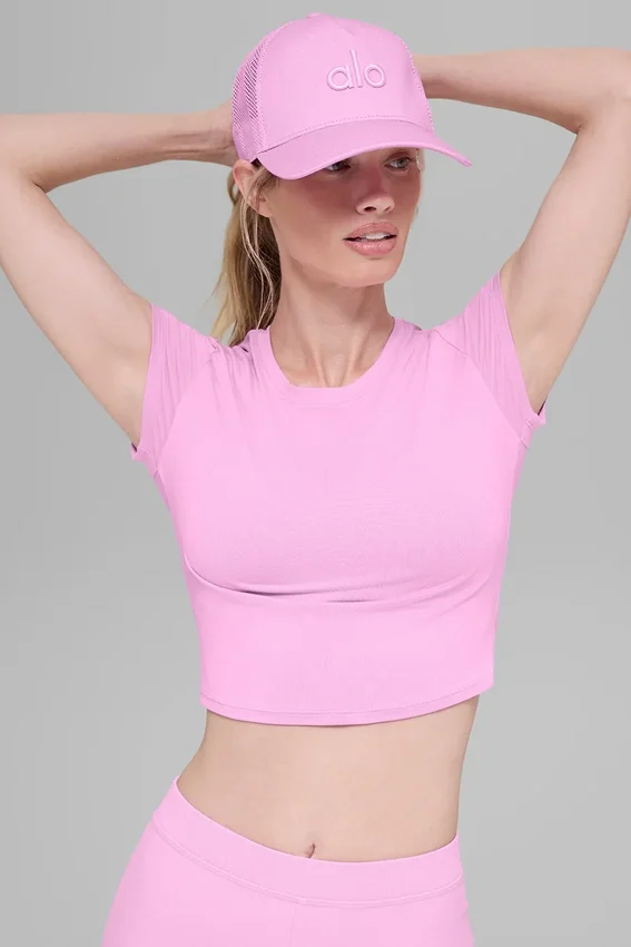 Sombrero District Trucker - Rosa corazón de caramelo