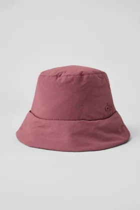 Sombrero tipo cubo acolchado Good Shade – Trufa burdeos