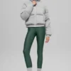 Sudadera acolchada - Gris jaspeado deportivo