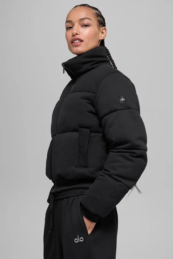 Sudadera acolchada - Negro