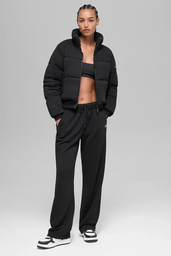 Sudadera acolchada - Negro