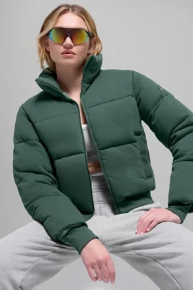 Sudadera acolchada - Verde trébol