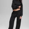 Sudadera con capucha a rayas finas - Rayas finas negras