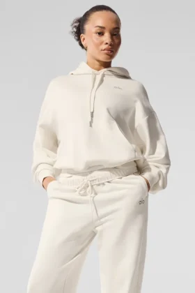 Sudadera con capucha Accolade - Marfil