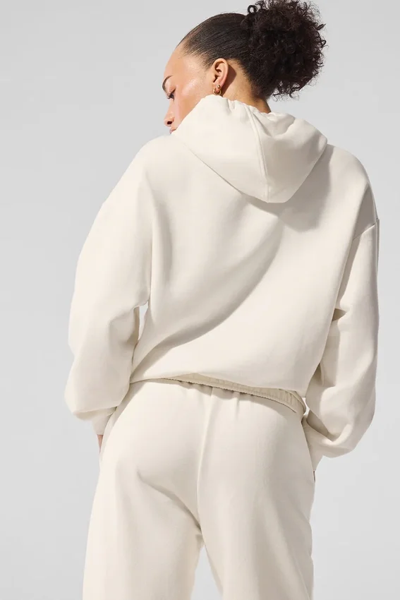 Sudadera con capucha Accolade - Marfil