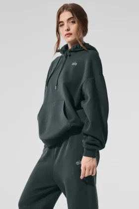 Sudadera con capucha Accolade - Verde carbón