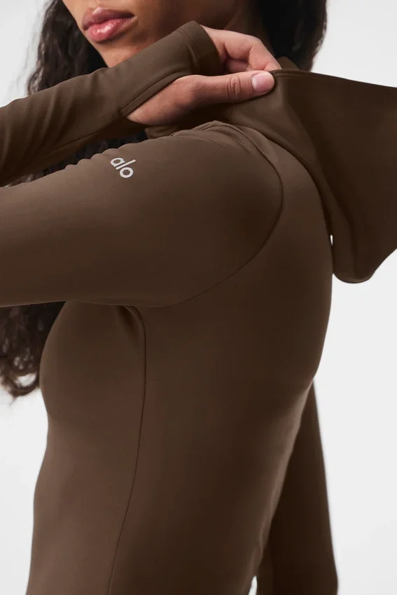 Sudadera con capucha Airlift Winter Warm - Espresso