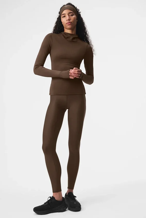 Sudadera con capucha Airlift Winter Warm - Espresso