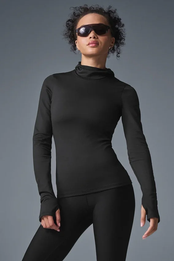 Sudadera con capucha Airlift Winter Warm — Negro