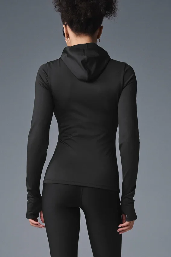 Sudadera con capucha Airlift Winter Warm — Negro